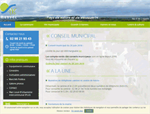 Tablet Screenshot of mairie-hanvec.fr